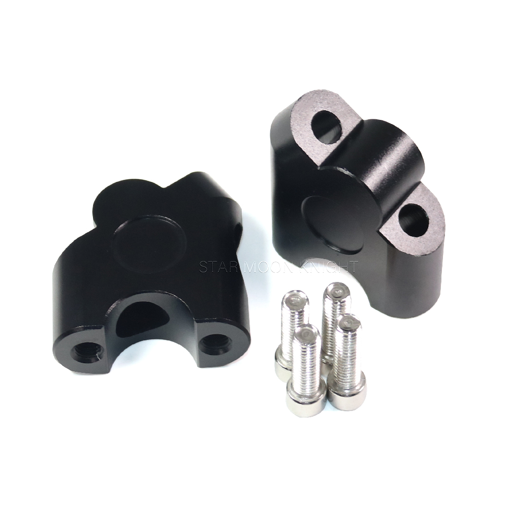 Elevador de 30MM para Suzuki V-STROM 650 V STROM 1000 DL650 DL1000 todo el año 22mm/7/8 "con adaptador de extensión de arrastre elevador de manillar compensado: Beige