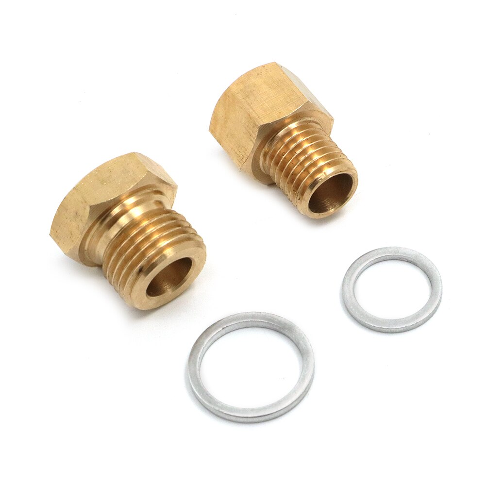 Car Accessories Aluminum Oil Pressure Adapters Coolant Temp Gauge Fitting Adapters Swap Screw Bolts M12 M16 Fit LS LS1 Engine