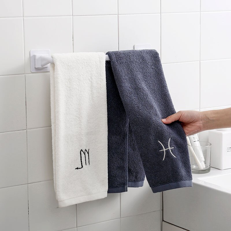 Wandmontage Handdoek Hanger Zelfklevende Handdoekhouders Holder Badkamer Wc Handdoeken Bar Organizer Keuken Badkamer Accessoires