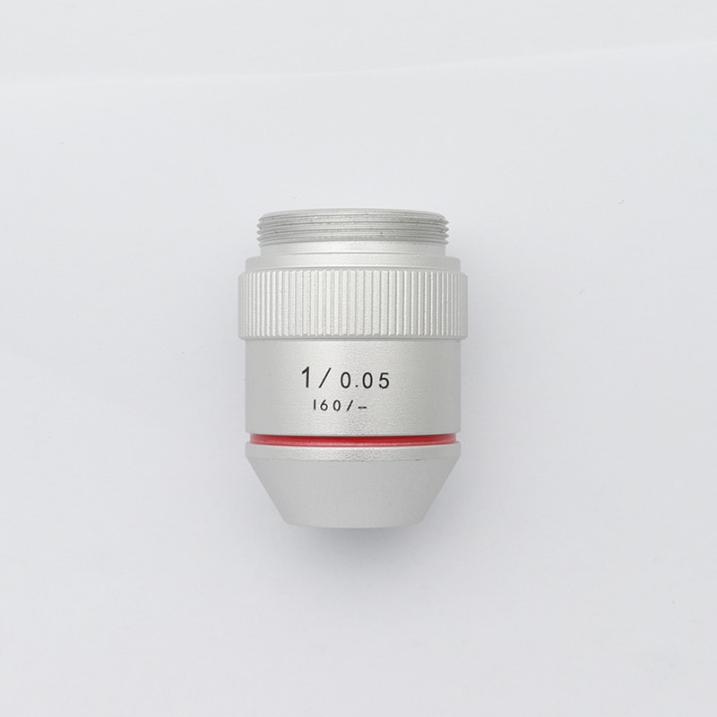 Mikroskop Ziel Objektiv 1X 2X 195 Achromatische Niedrigen Energie Ziele RMS Gewinde 20,2mm für Biologische Mikroskop