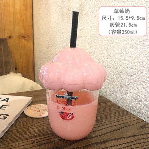 Creatieve Joke Prank Nep Thee Cup Leuke Girly Hart Plastic Bekers, Zuignap Rood Funny Cup: 1