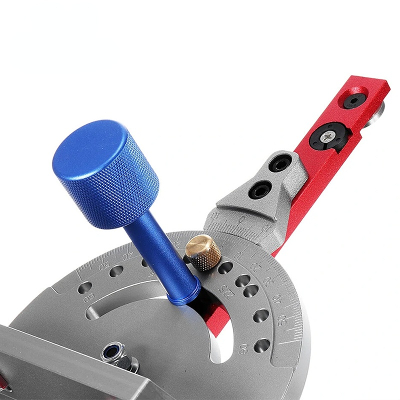 Table Saw Precision Miter Gauge System Aluminum Miter Track Fence for Maximum Stock Support and a Repetitive Cut Flip Stop