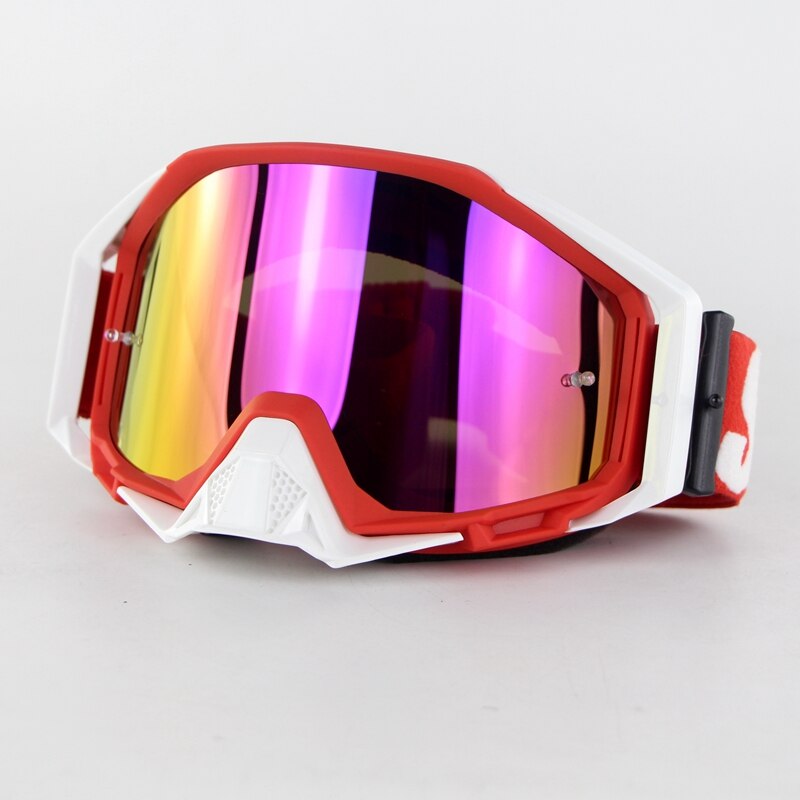 Casco Moto Goggles Lens Helm Motorfiets Winddicht Motocross Goggles Motorhelm Glazen Soman SM13