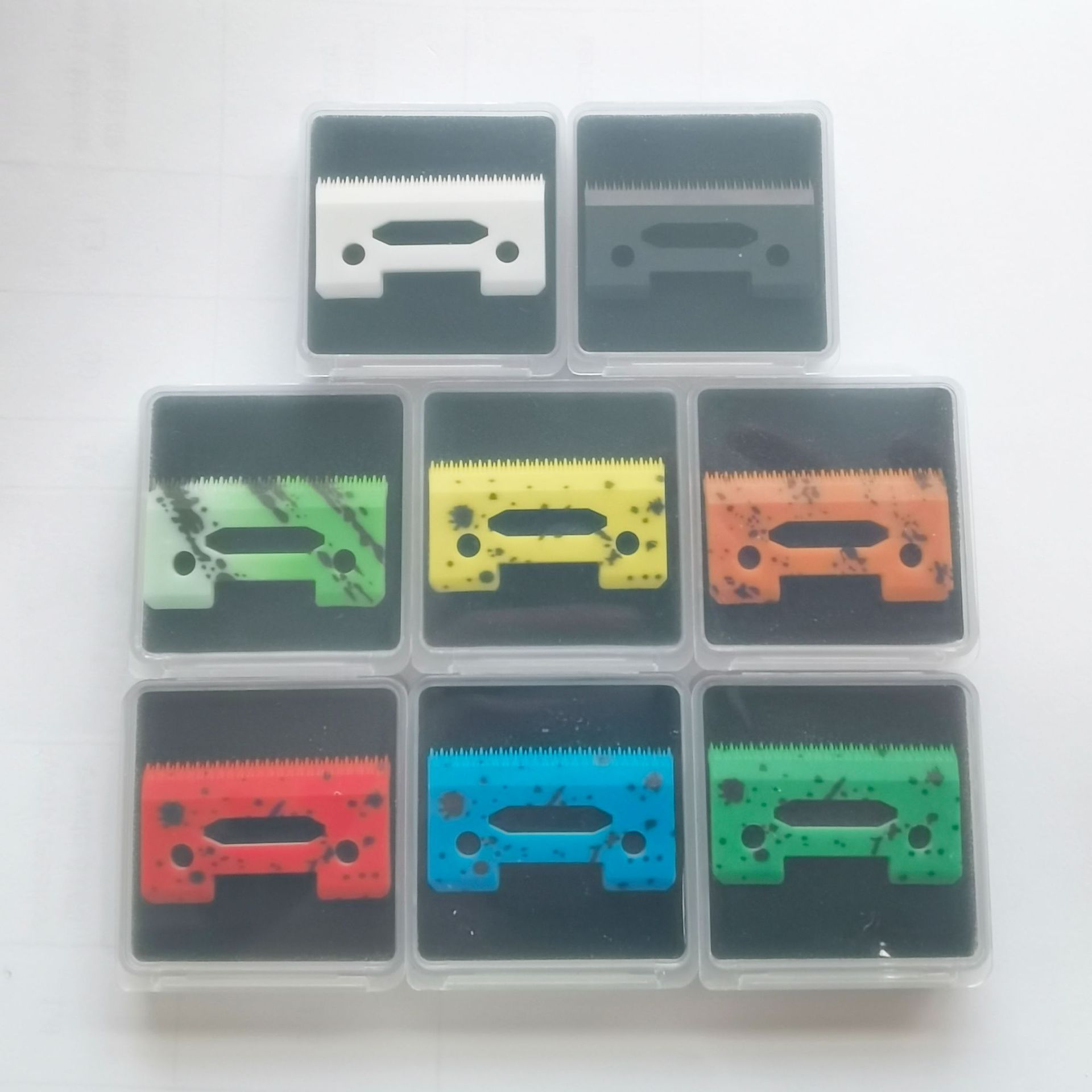 Lâminas de corte de cerâmica para máquina de corte de cabelo profissional 8148, lâminas de substituição de cabeça de cortador de cerâmica, acessórios de barbeiro