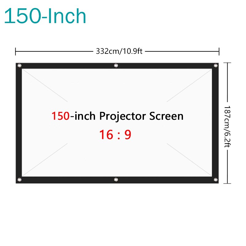 YG300 1080P Mini Projector Built-in Battery Speaker 600 Lumens Smart Home LED Media Player Smart Phone Proyectores Projectors: 150inch Screen