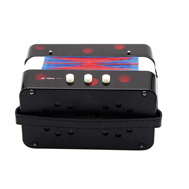 Mini kleine kinderen keyboard accordeon ritme educatief muziekinstrument band speelgoed voor kinderen zwart