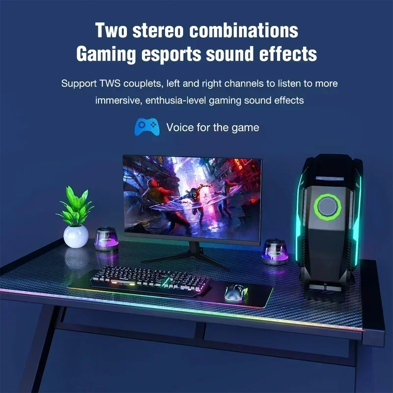 Altavoz Bluetooth magnético RGB, Mini altavoz portátil, soporte magnético para teléfono, caja de sonido inalámbrica, torre de altavoz Bluetooth
