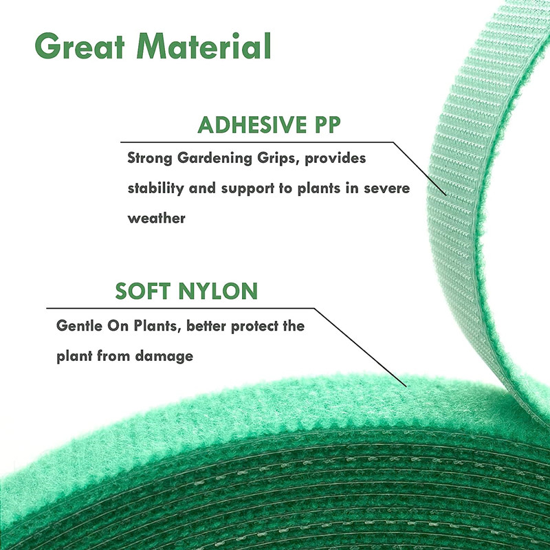 10M/5M/2M Grün Garten Schnur Anlage Krawatten Nylon Anlage Verband Garten Haken Schleife Bambus riet wickeln Unterstützung Garten Zubehör