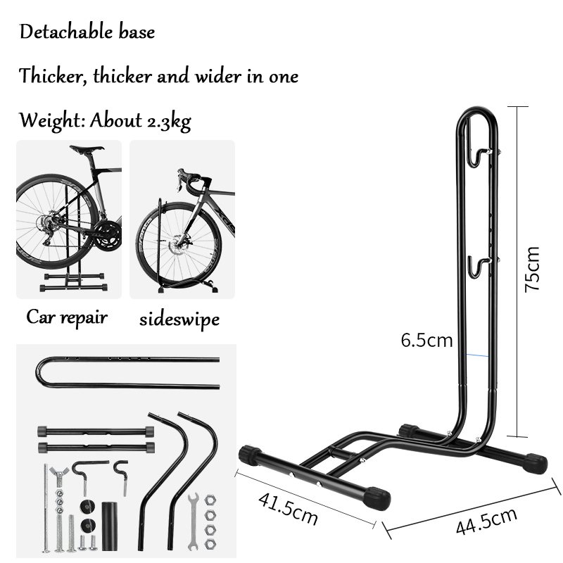 Estante de estacionamiento para bicicletas tipo inserto en forma: una solución versátil y que ahorra espacio para estacionamiento y mantenimiento de bicicletas de montaña: Beige