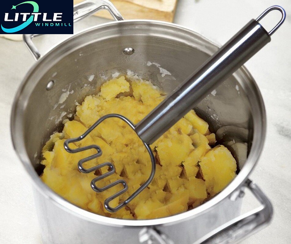 Utensili da cucina in acciaio inossidabile schiacciapatate pressa utensile da cucina purè di patate pressa ondulata accessori da cucina utensili da cucina