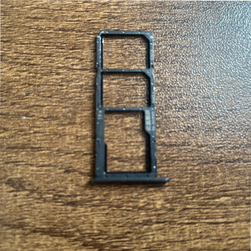 Bandeja de tarjeta Sim, Conector de soporte de ranura, conector adaptador para Huawei Honor 9A Y6P , piezas de reparación de repuesto: Honor 9A Black