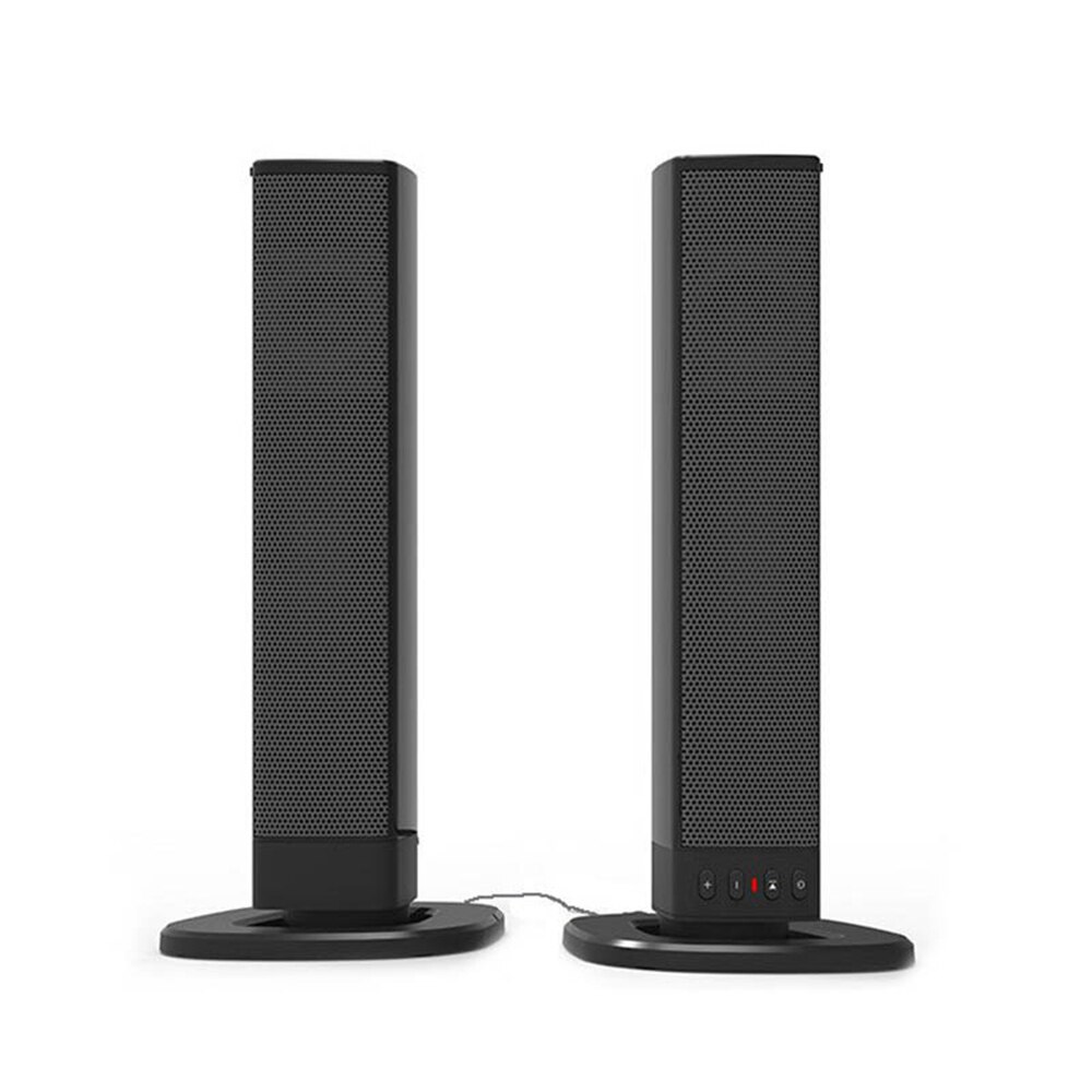 BS-36 Home Theater 3D Stereo Surround Bluetooth Speaker 20W Multi-Function Subwoofer Soundbar Support Foldable Split for TV/PC: Default Title