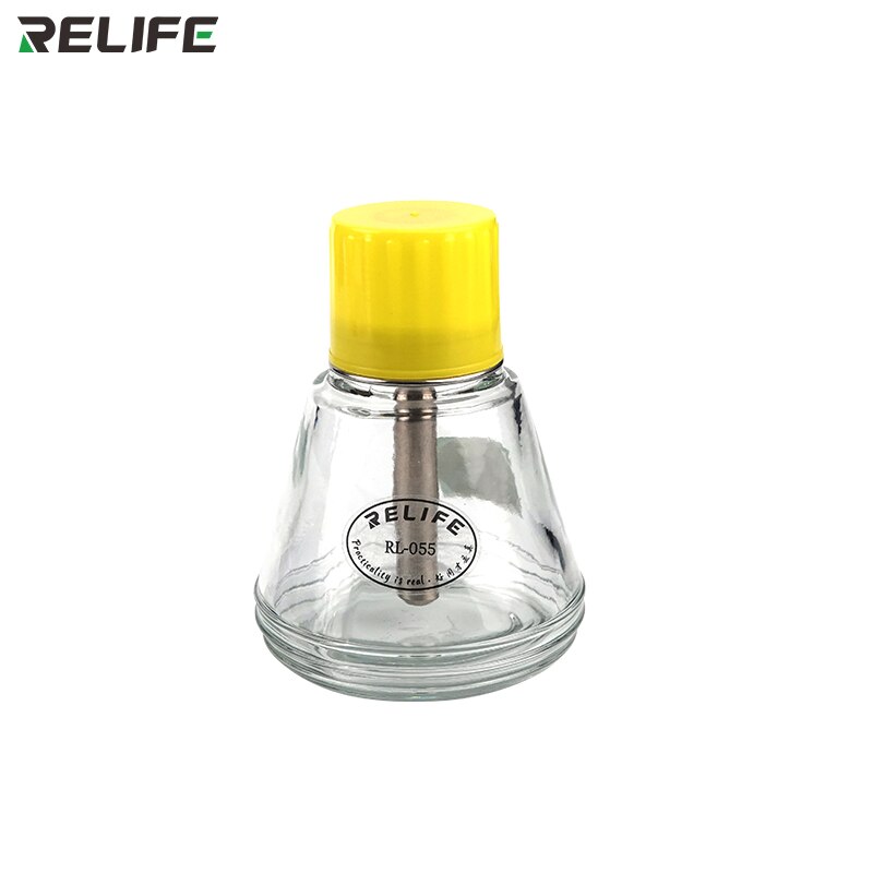 SUNSHINE RELIFE-botella de vidrio solvente, RL-055, tubo de succión de Metal, tipo de prensado, botella de agua automática, botella de Alcohol con núcleo de cobre
