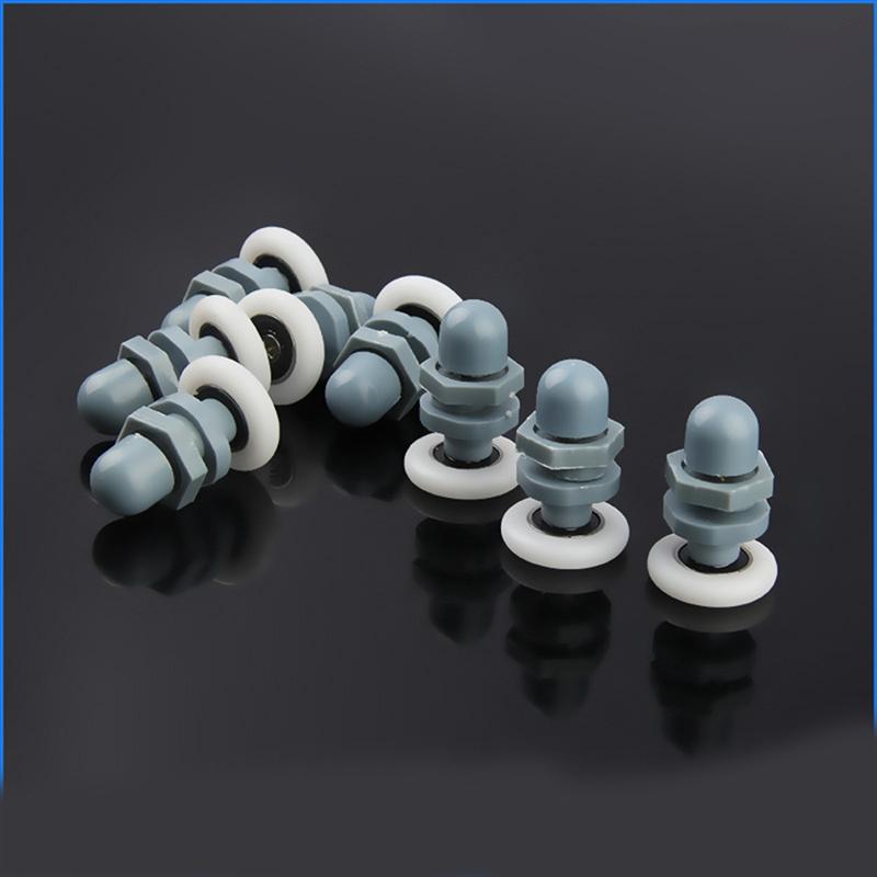 Glissières de porte coulissante | Roulettes de porte de douche, boîtier de coulissante, rouleaux roues de remplacement, diamètre 25mm 10 pièces