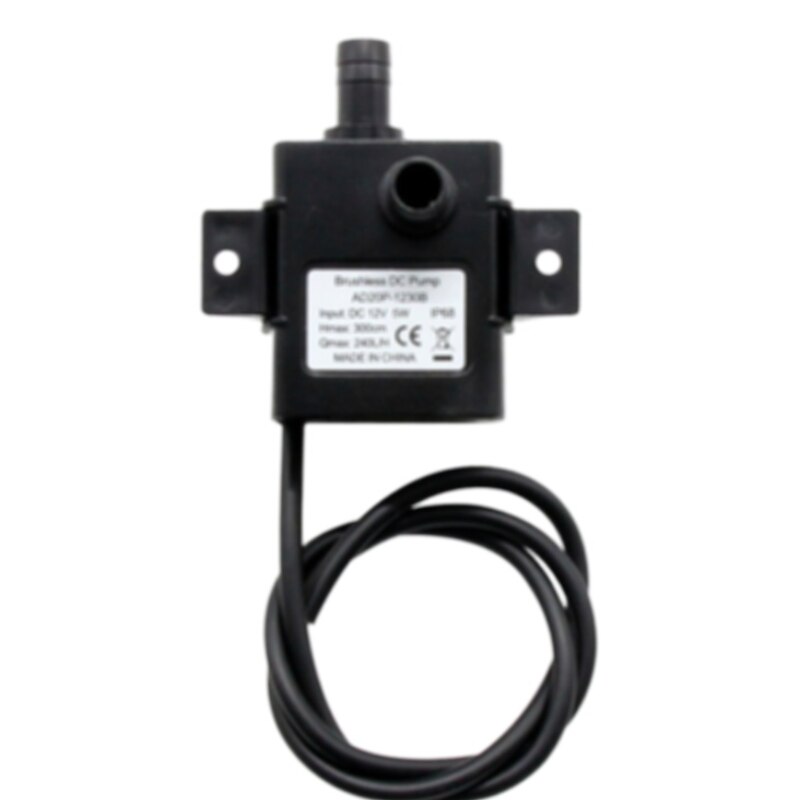 thumbnail image 2 of DC12V 240L/H Ultra Quiet Submersible Water Pump - 3m Lift - Brushless Motor For Pool/Solar 2 of 5