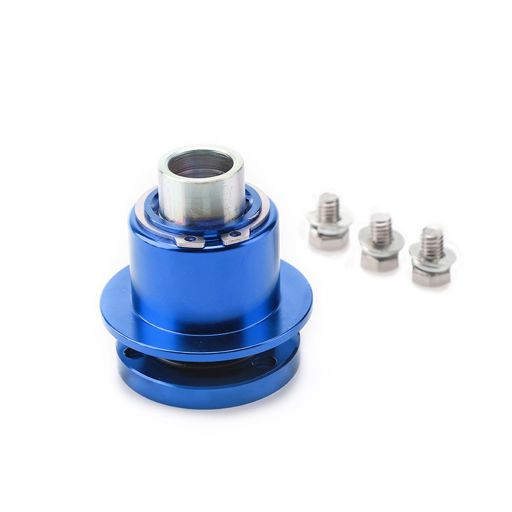 360° Steering Wheel Quick Release Hub Kit - Includes Bolts & Washers, Fits Most 3-Hole Steering Wheels