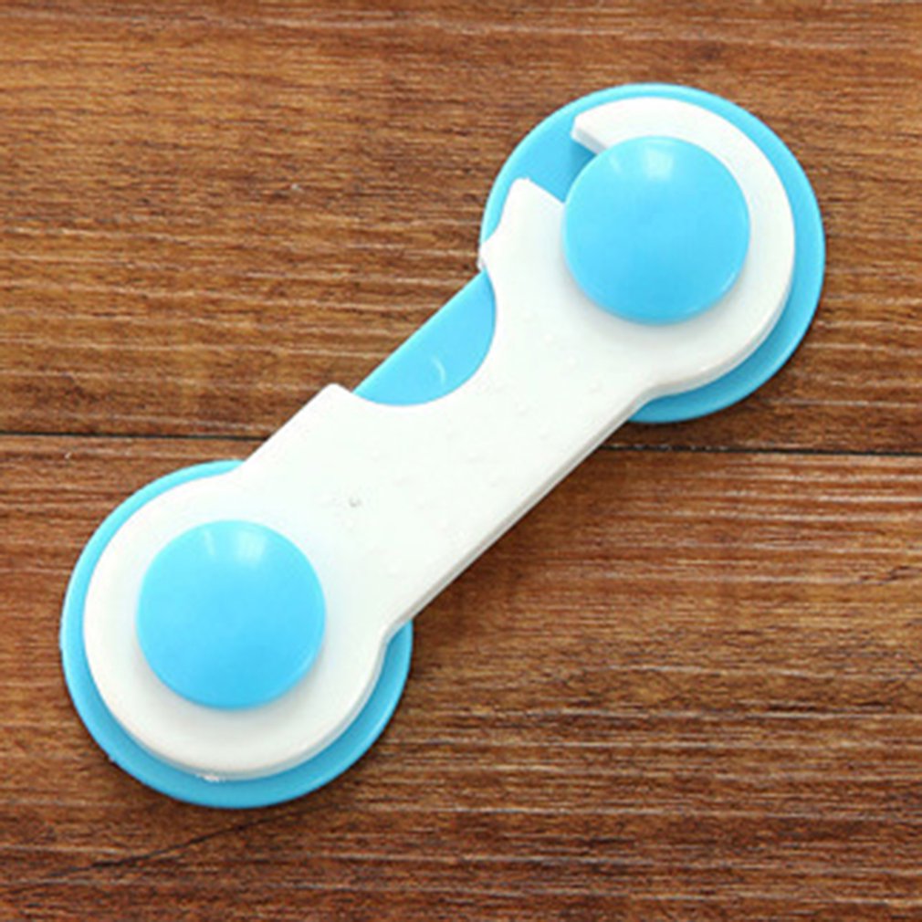 Cartoon Puppy Child Safety Lock Security Door Card Cabinet Refrigerator Security Lock: blue