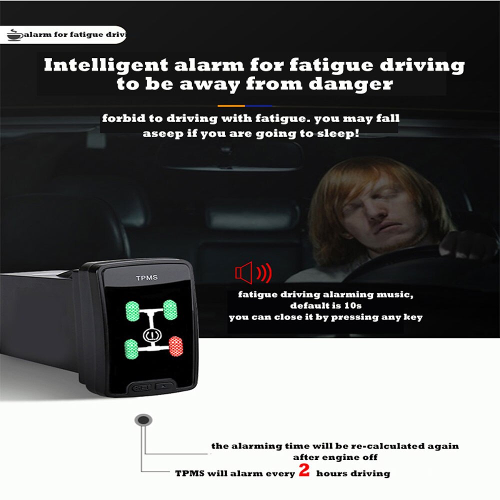 Car OBD TPMS Tire pressure monitoring system For Toyota RAV4 auto security alarm system car modification