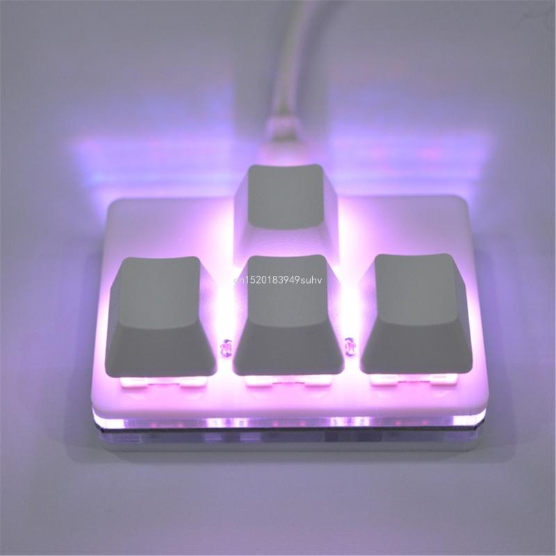 Keyboard 4 Key Direction Arrows Keypad Up Down Left Right Programming USB Mechanical Keypad PC Swappable Keypad