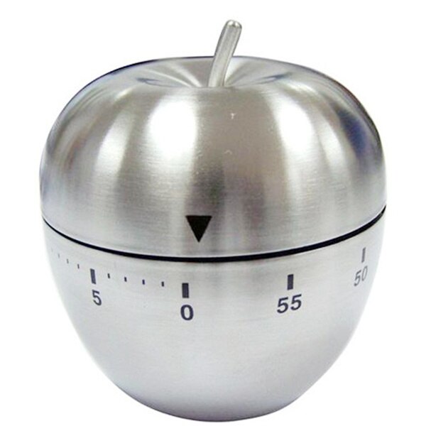 Useful Mechanical Kitchen Cooking Timer Alarm 60 Minutes Stainless Steel Digital Timer Alarm.