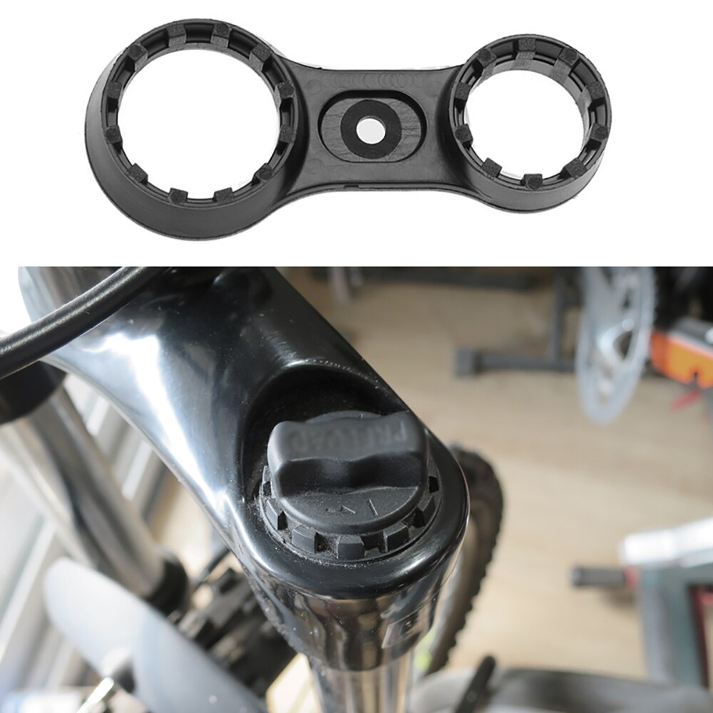 VTT fourche avant enlever clé simple Double trou fourche avant clé pour SR Suntour XCT/XCM/XCR outil de réparation de vélo