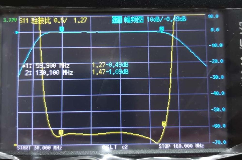 60-130MHz Band pass filter anti interference band pass filter high pass low pass