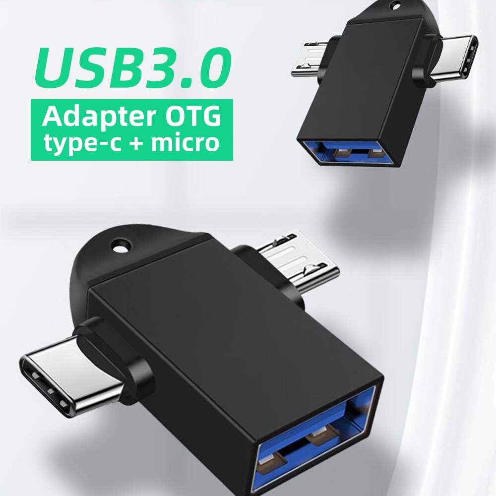 ANMONE OTG Type C Adapter 2 In 1 OTG Micro Usb Converter Usb C 3.0 Flash Disk Mouse Connector For Smartphone Android Usb Plug