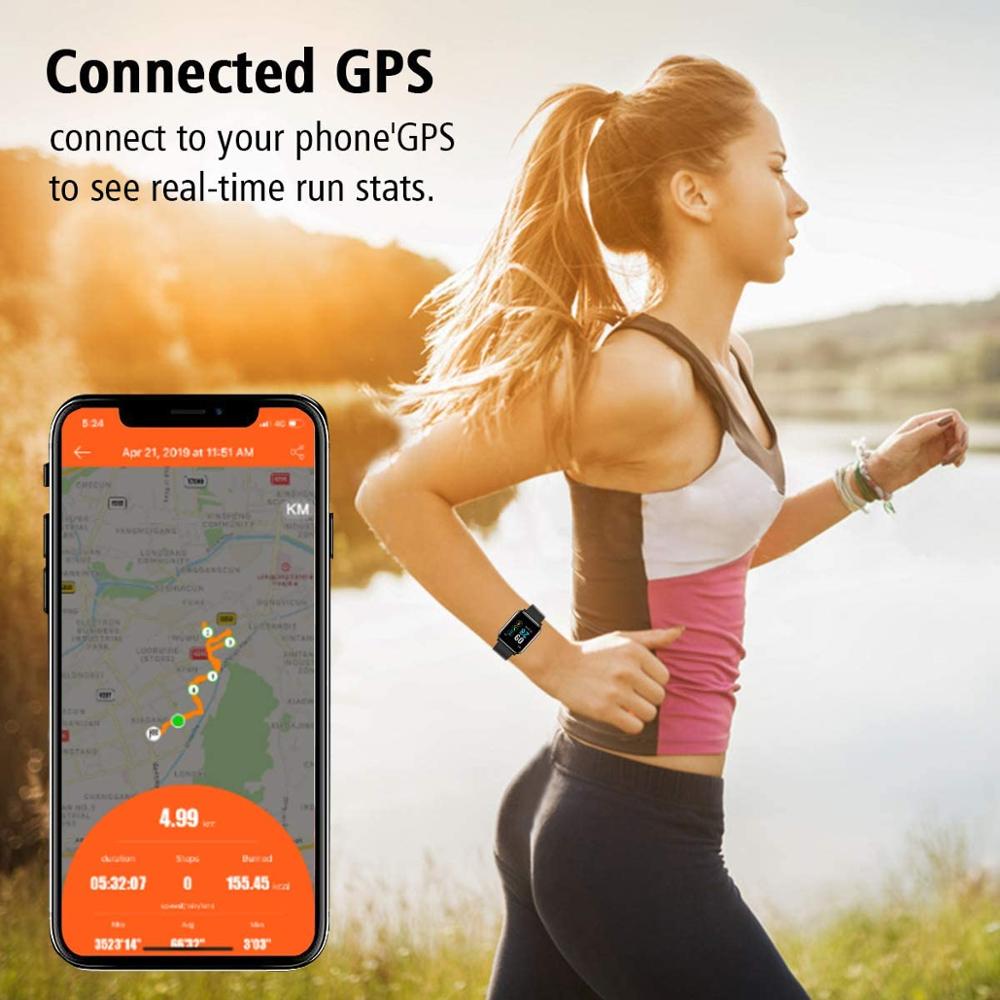 L8star Fitness Tracker Heart Rate Monitor IP67 Waterproof Activity Tracker Sports Mode Pedometer Smart Wrist Band IOS Android