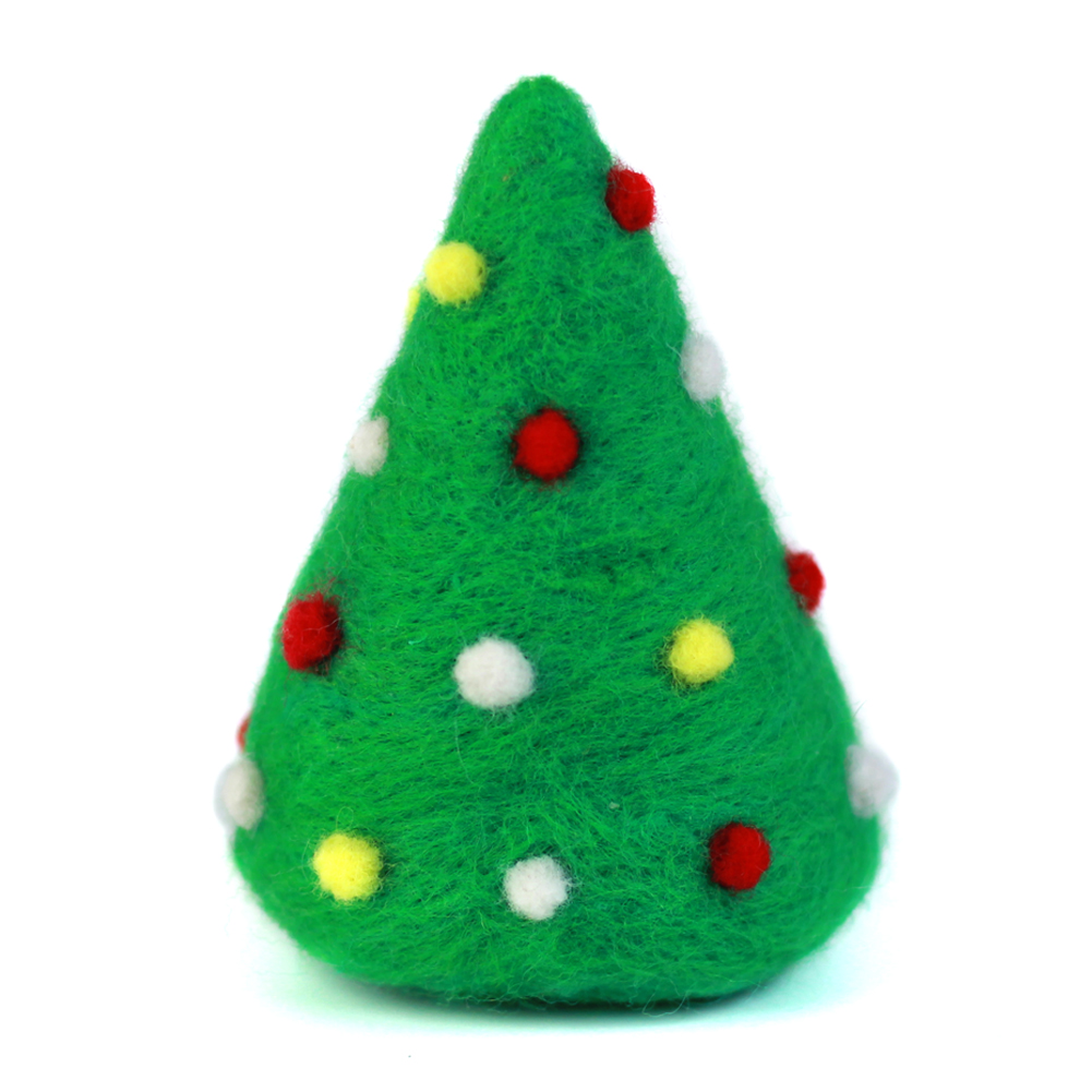 Christmas Needle Felting Kit for Beginner Animal Wool Felting Set Handmade Needlework Non Finished Felt Kit English Manual: B