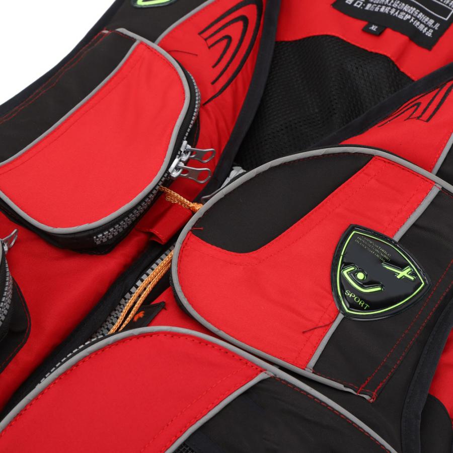 Fishing Life Jacket Buoyancy Life Vest Multi-Function Multi Pocket Jacket Adult Floating Vest Fishing Drifting Waistcoat