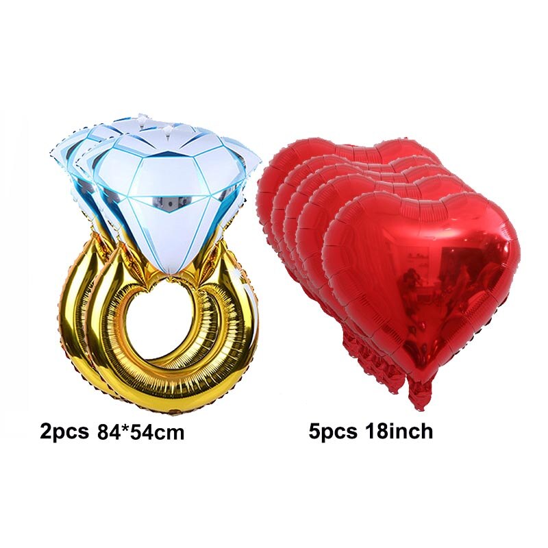 4 Stks/partij Romantische Bruiloft Decoratie Set Strass Stain Lint