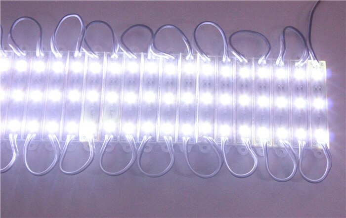 waterproof SMD 5630 LED light module LED backlight LED module white(6000K) DC12V 1.5W 3 led 45lm/led free