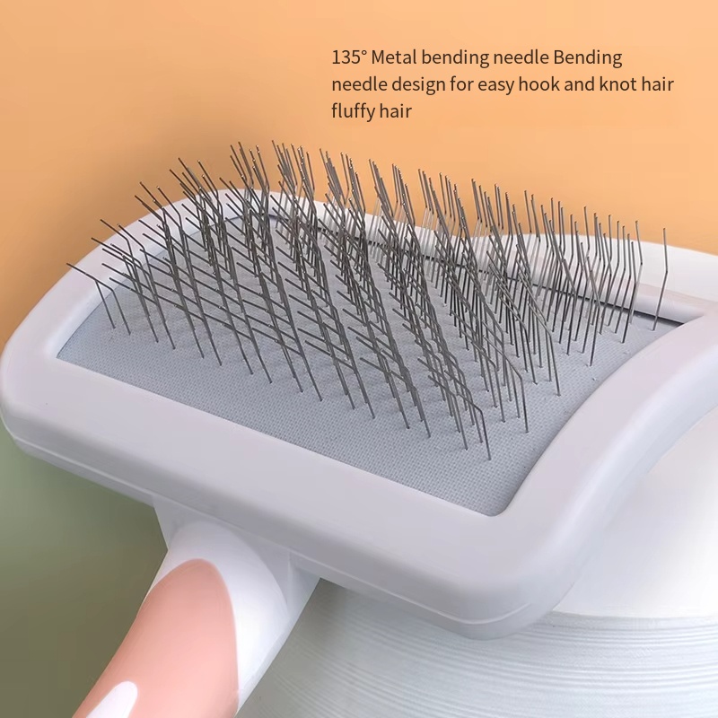 Peine para quitar el pelo de mascotas, cepillo para perros y gatos, aseo de pelo largo, cepillo para gatos de interior, removedor de pelo, limpieza, rebanador de belleza, suministros para mascotas