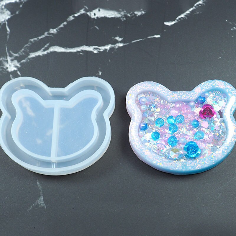 Shake Ice Cream Charm Silicone Mold Drippy Popsicle Resin Mold Star Bear Key Chain Mold Cute Craft Resin Supplies 1pc: 10