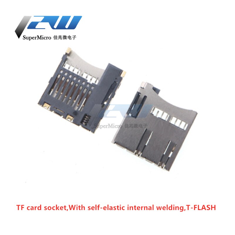 5Pcs Sd/Tf Kaarthouder Card Slot Kaart Lade Size/Lengte Body Met Self-Elastische 2/2: U