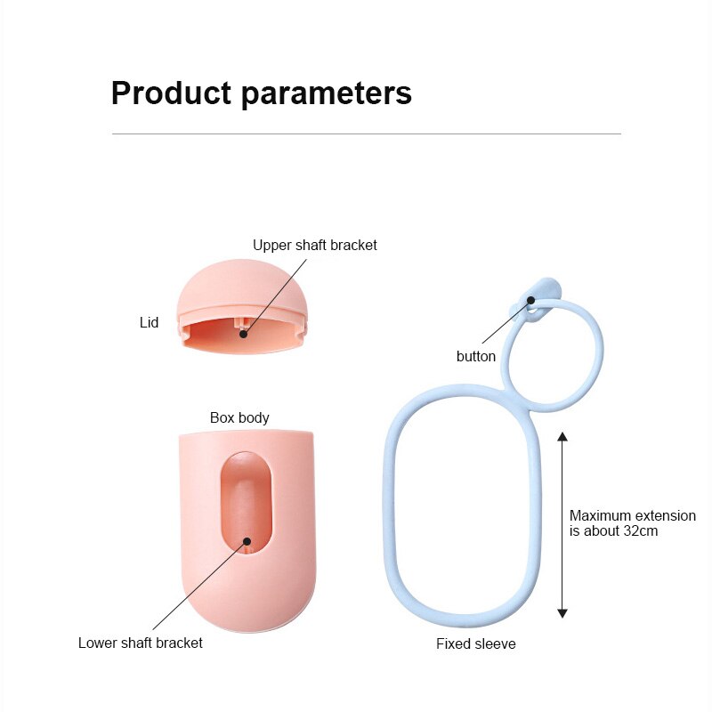 Pet Garbage Bag Dispenser Portable Outdoor Pet Garbage Box Dog Poop Trash Box Plastic Garbage Bag Containers Cat Waste Dispenser
