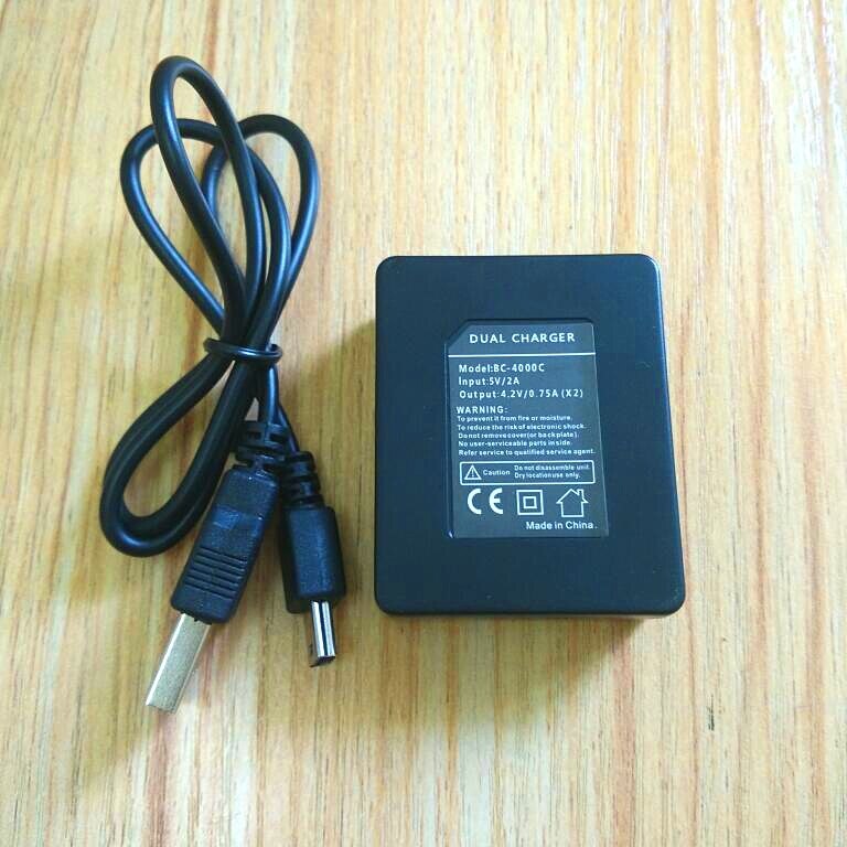 Original 1350mAh Battery With Charger Dual Charger For SOOCOO C30 SJCAM SJ4000 Air/Wifi/SJ5000X EKEN H9R Akaso V50 Action Camera