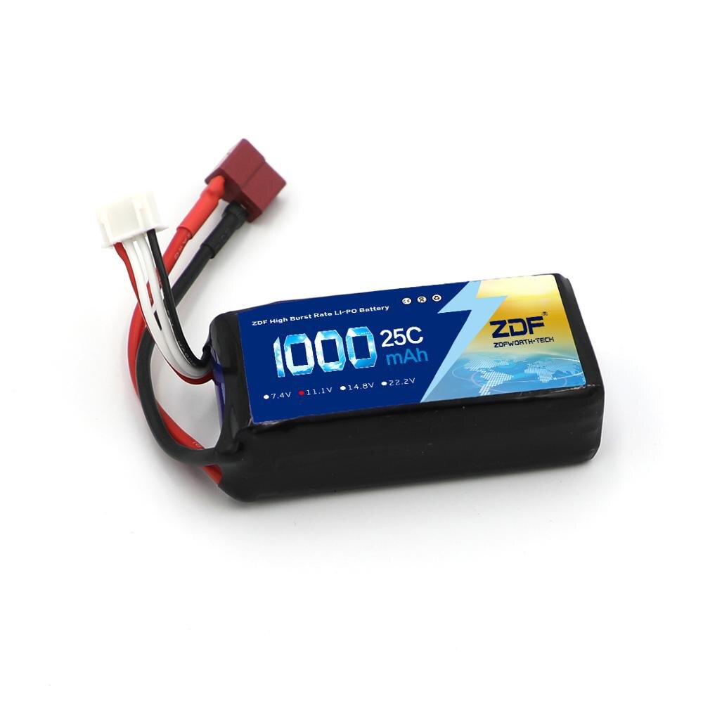 ZDF 2S 3S 4S 7.4 11.1V 14.8v 1000mAh 25C Li-po batteria per RC Elicottero Pezzi di Ricambio HM-Master cp-CP-Z-27