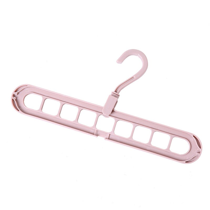 Cintre pour gain de place 3D 1 pièce | Porte-vêtements magique rose/vert avec crochet, placard organisateur armoire moderne pour la maison, support de rangement pour vêtements: Rose