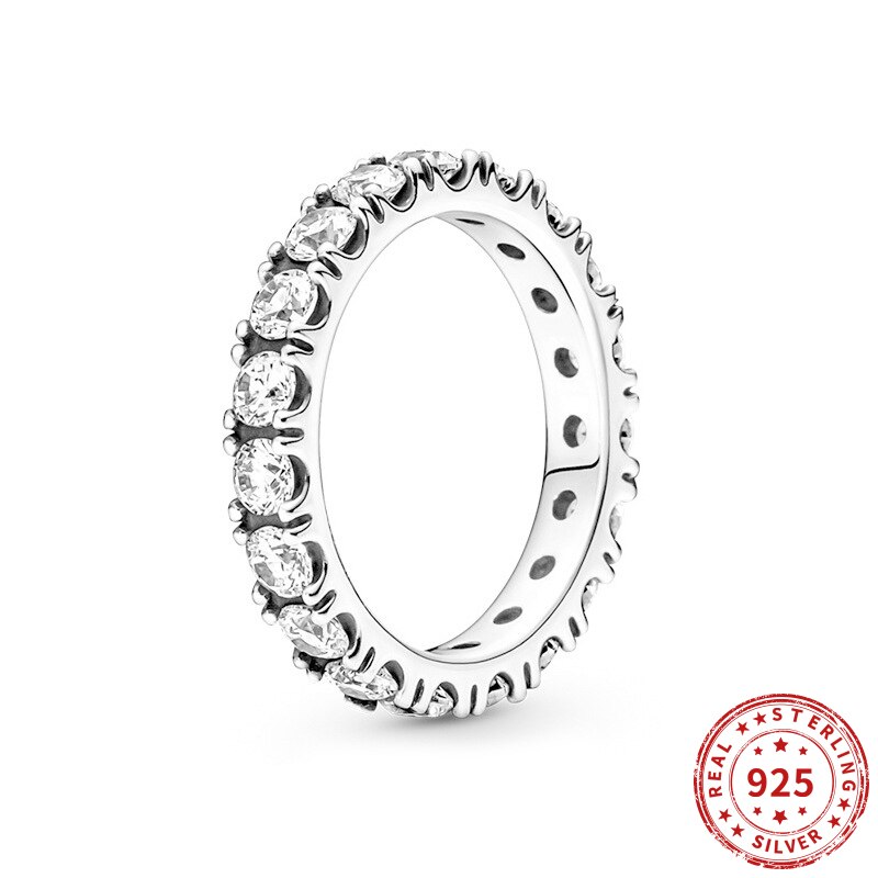 925 , funkelnder wishbone-ring aus sterlingsilber für damen, eheringe, partyschmuck