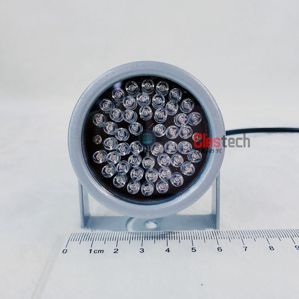 8.28biggest 48LED Illuminator IR Infrared dome hd Night vision enhancement Fill light Vision 40M Lamp Securit 850nm 12V