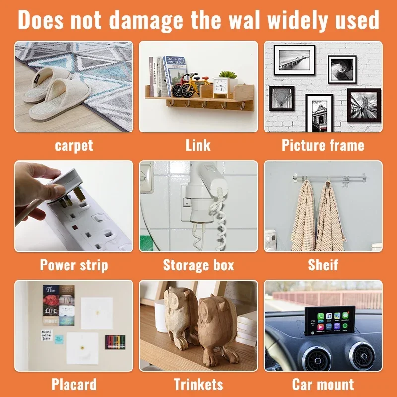 Nano tape super stærk dobbeltklæbende tape gennemsigtig genanvendelig vandtæt tape varmebestandig badeværelse boligindretning