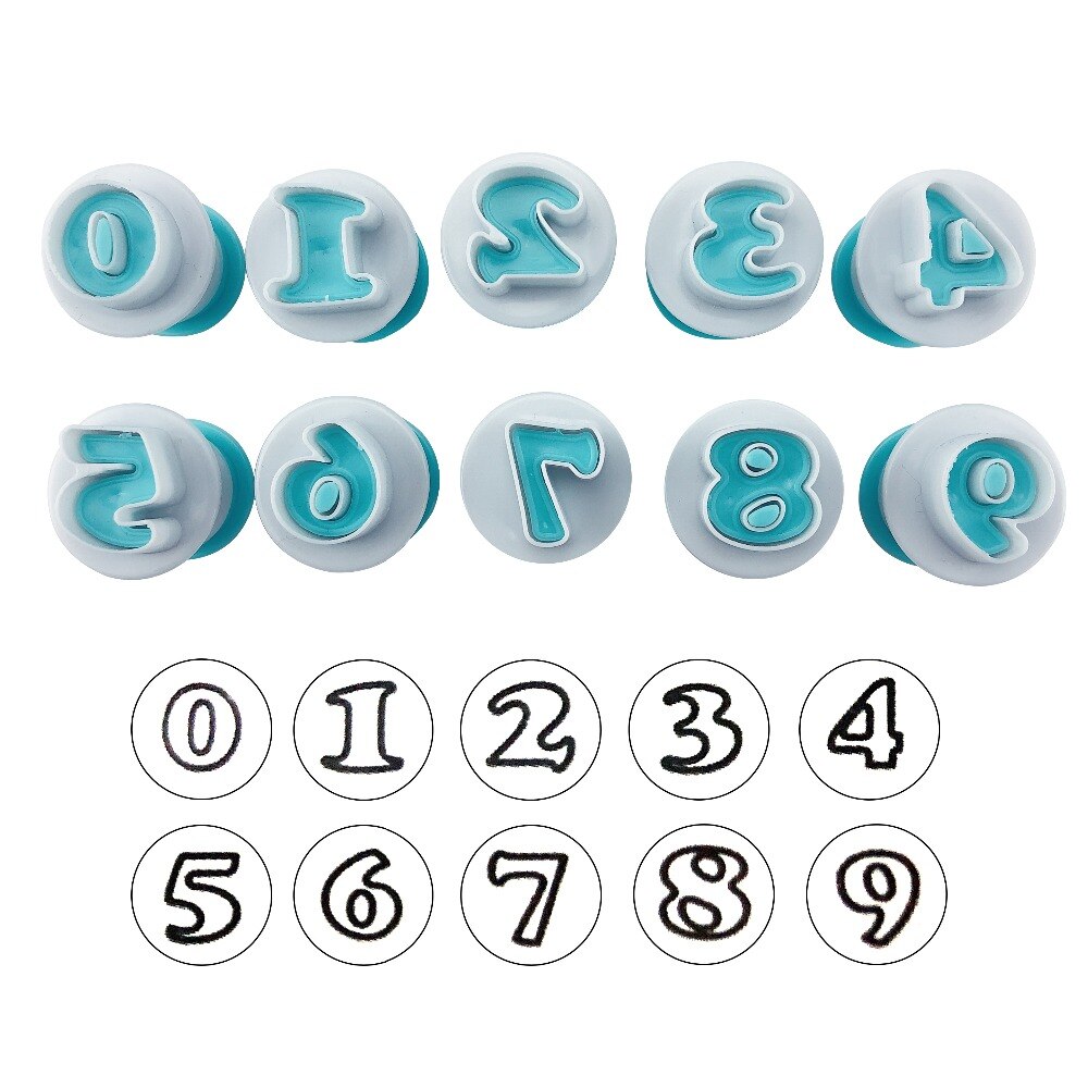 26 pcs plastic Push Fondant cookie cutter Mini Upper & Kleine Letters DIY Cake pops pastry bakvorm Cake Decorating gereedschap