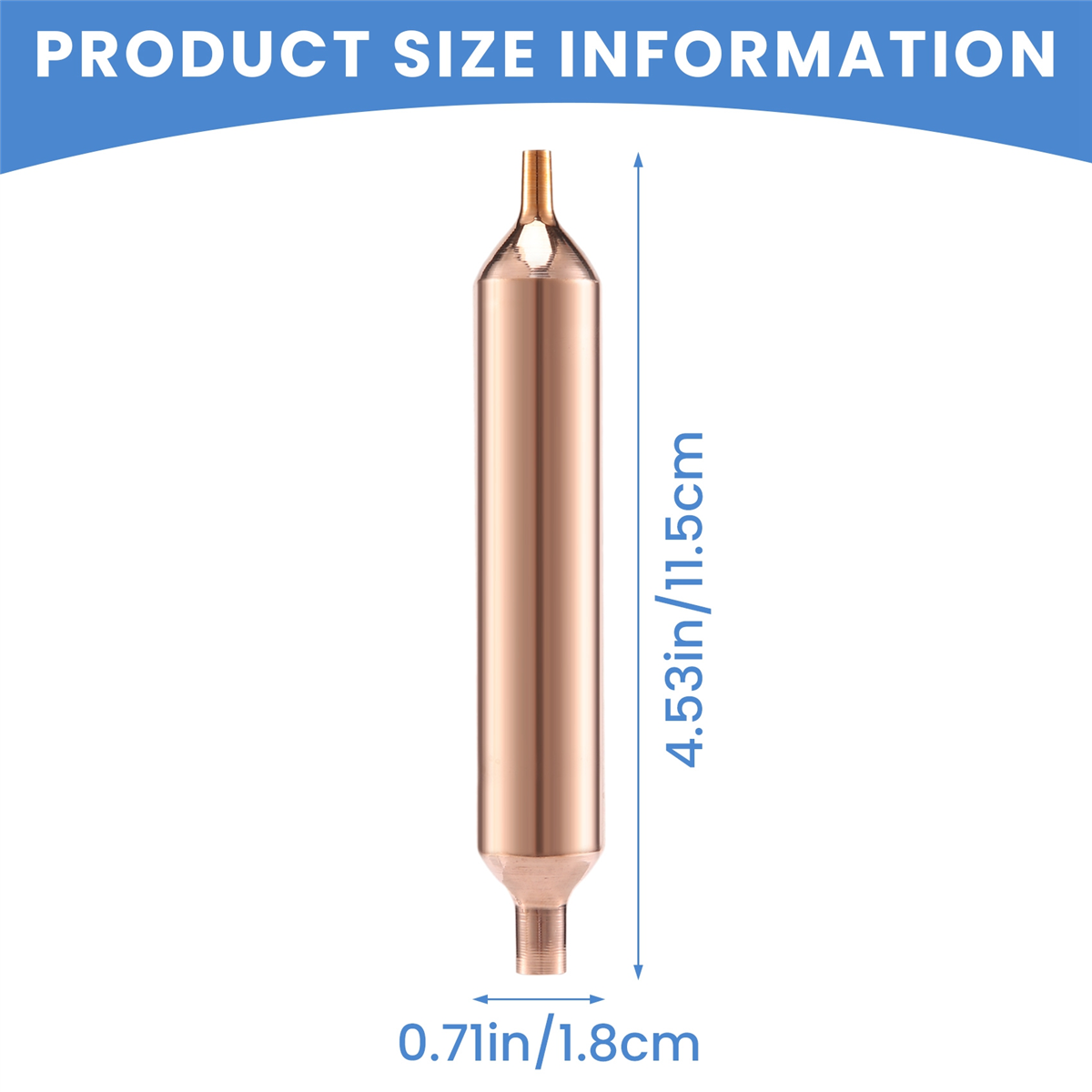 A78E-10 Kühlfilter 115 x 18 mm Kühlschrankfilter Trockner Zubehör Kühlung