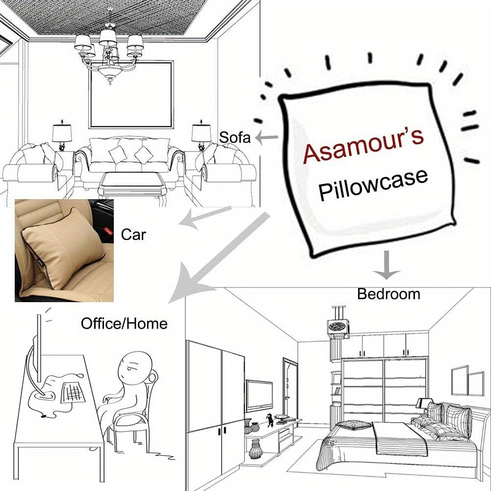 Home Decor Christmas & Winter Themed Pillow Covers Pattern Cushion Cover Suitable for Sofa Bedroom Car Pillow Cover