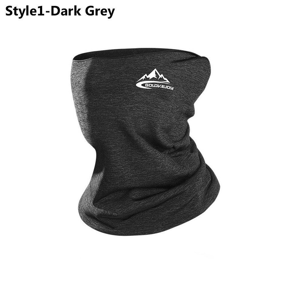Foulard de cyclisme pour hommes, cache-cou, couvre-chef, Bandana, Simple, à la: style1	dark grey