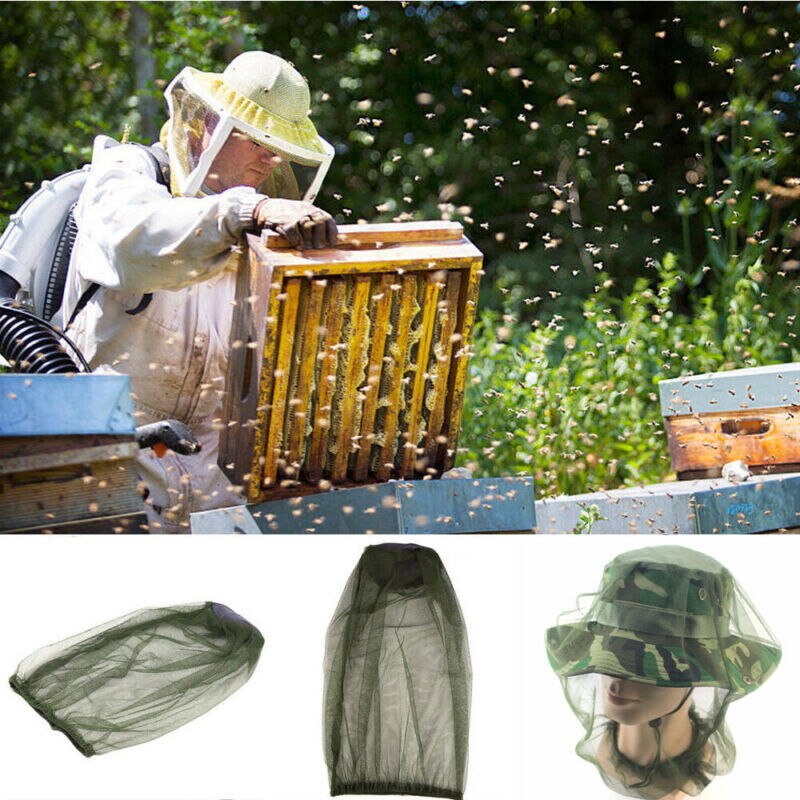 Outdoor Insect Mesh Mosquito Head Gezicht Netto Mug Bee Camping Vissen Hoed Bug Protector Netto