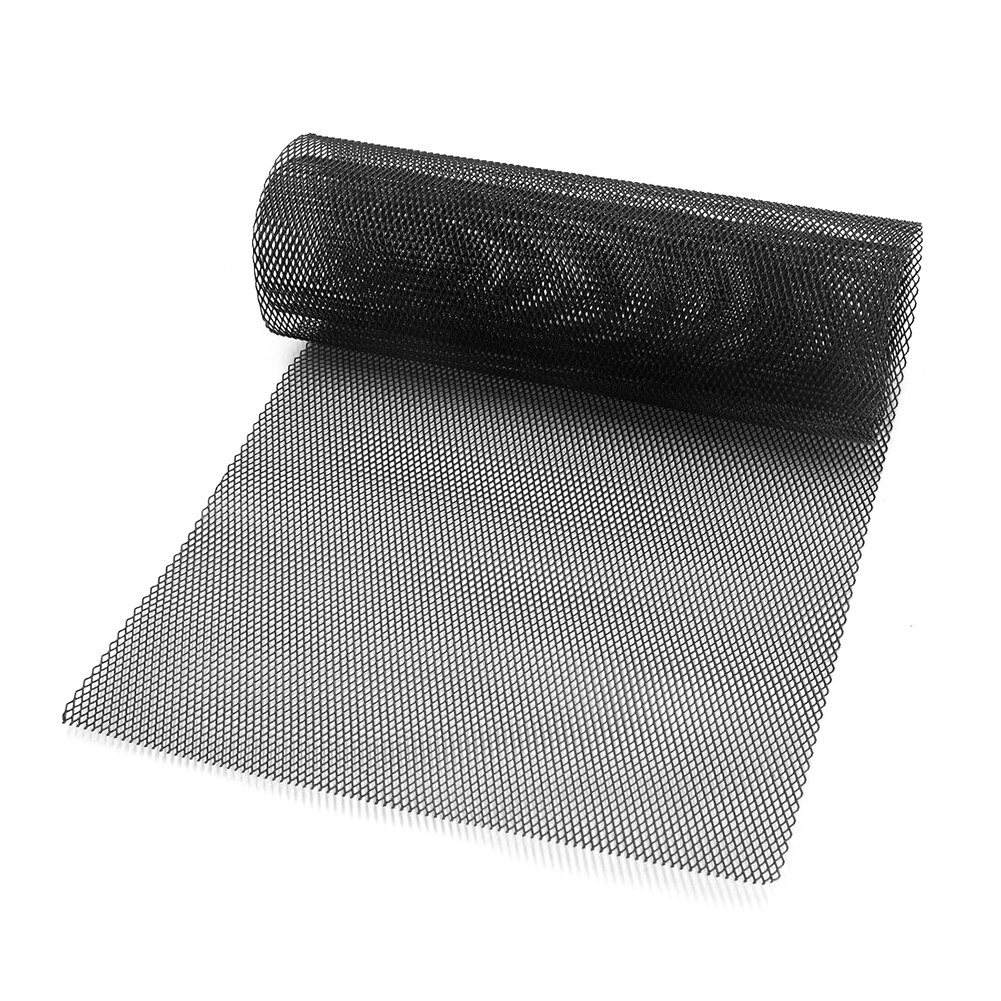 Universal 3*6MM Car Front Bumper Racing Grille Mesh Vent Car Tuning Rhombic Grill Mesh Sheet Metal Alloy Net 100*33cm