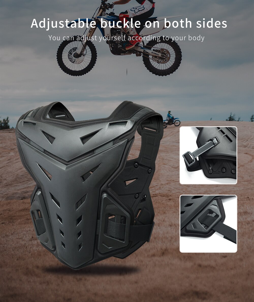 WOSAWE Motorcycle Full Body Armor Vest Set Motocross Moto Back Chest Protector Vest Off-Road Dirt Bike Motocycle suit