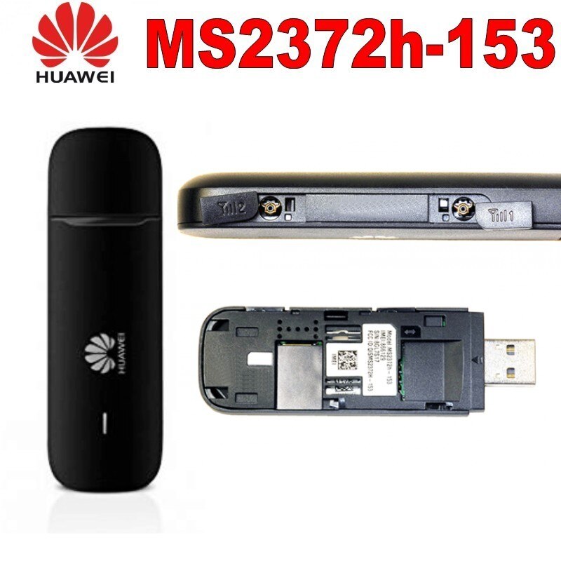 Unlocked Huawei MS2372h-153 4G Lte Fdd B1/B3/B7/B8/B20 800/900/1800/2100/2600Mhz Industriële Iot M2M Usb Dongle